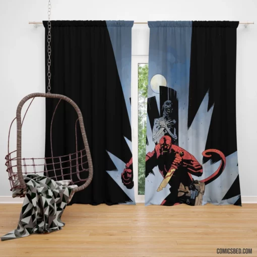 Hellboy Chronicles of Darkness Comic Curtain