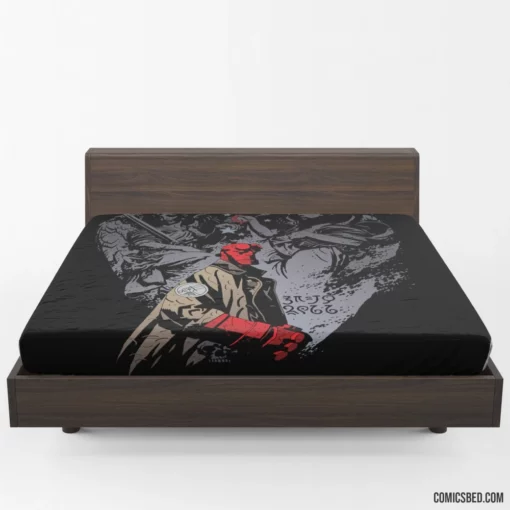 Hellboy Chronicles of the Unknown Comic Fitted Sheet