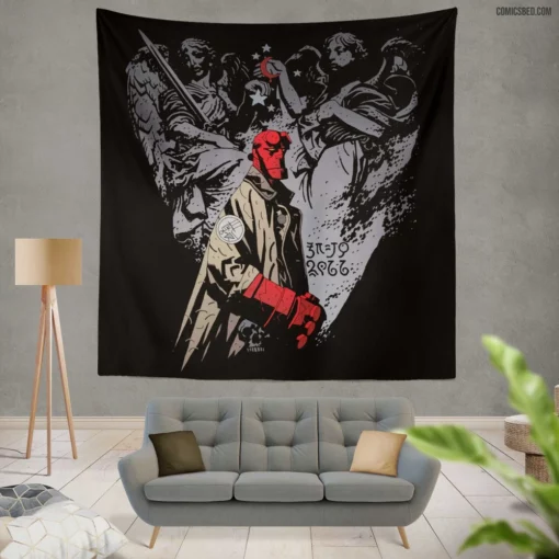 Hellboy Chronicles of the Unknown Comic Wall Tapestry