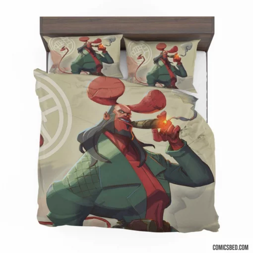 Hellboy Dark Horse Bold Icon Comic Bedding Set 1