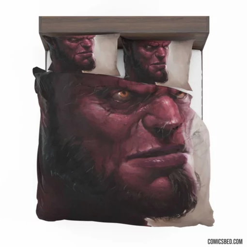 Hellboy Dark Horse Demon Antihero Comic Bedding Set 1