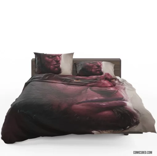 Hellboy Dark Horse Demon Antihero Comic Bedding Set