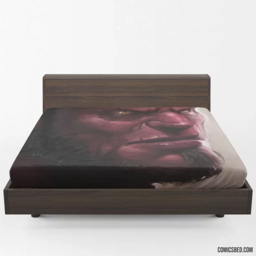 Hellboy Dark Horse Demon Antihero Comic Fitted Sheet