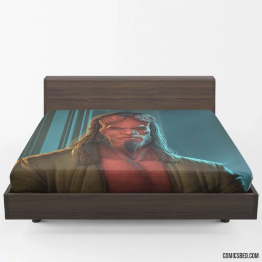 Hellboy Dark Horse Demon Comic Fitted Sheet