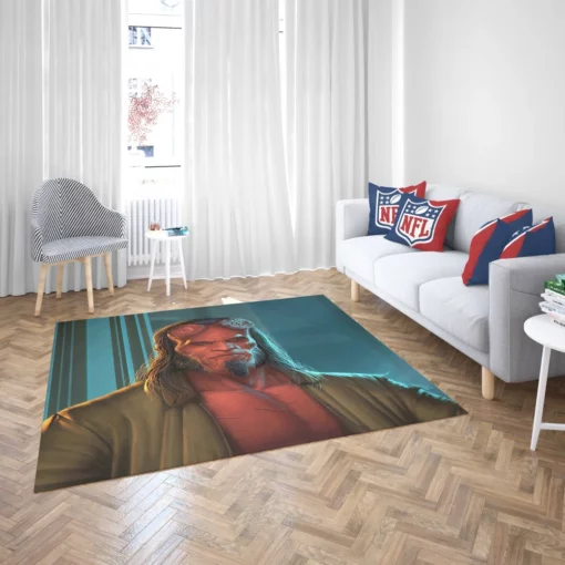 Hellboy Dark Horse Demon Comic Rug 2