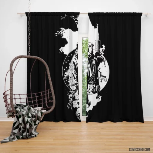 Hellboy Dark Horse Enigma Comic Curtain