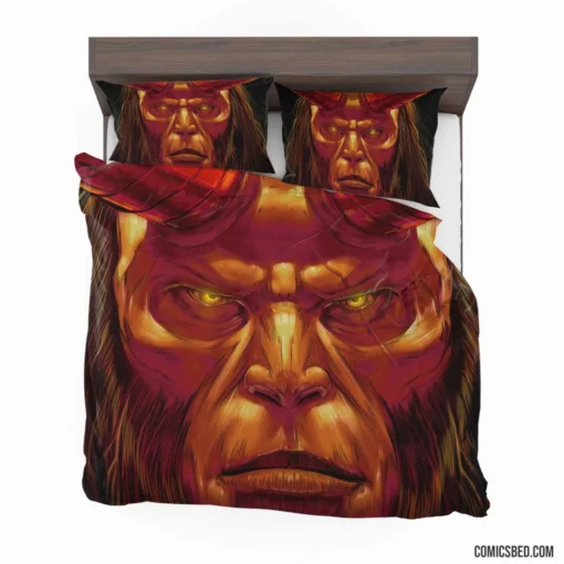 Hellboy Dark Horse Heroic Champion Comic Bedding Set 1