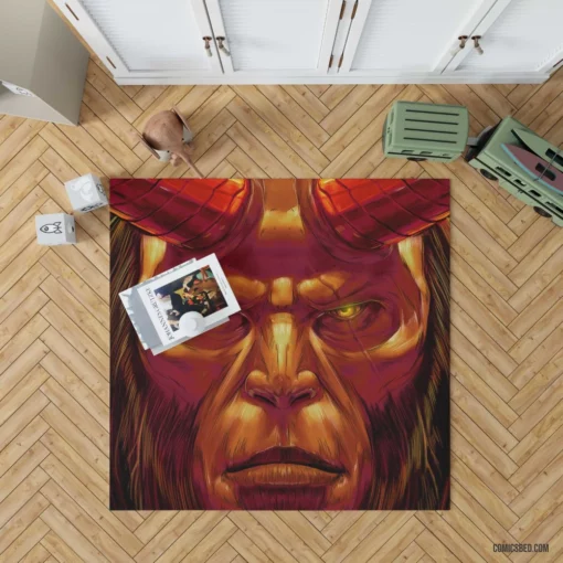 Hellboy Dark Horse Heroic Champion Comic Rug