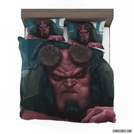 Hellboy Dark Horse Heroic Demigod Comic Bedding Set 1