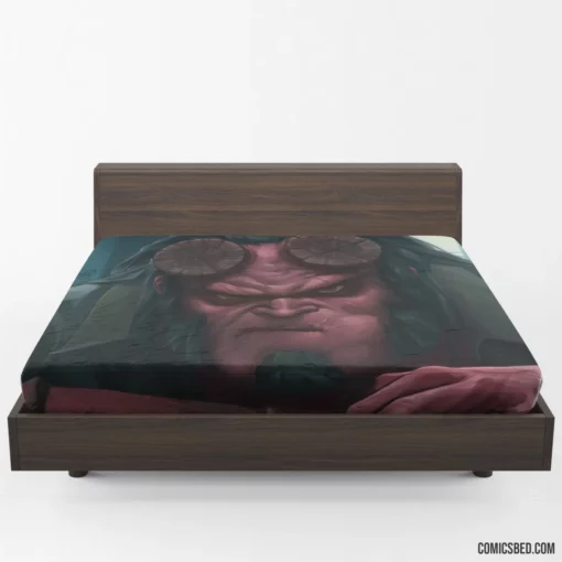 Hellboy Dark Horse Heroic Demigod Comic Fitted Sheet