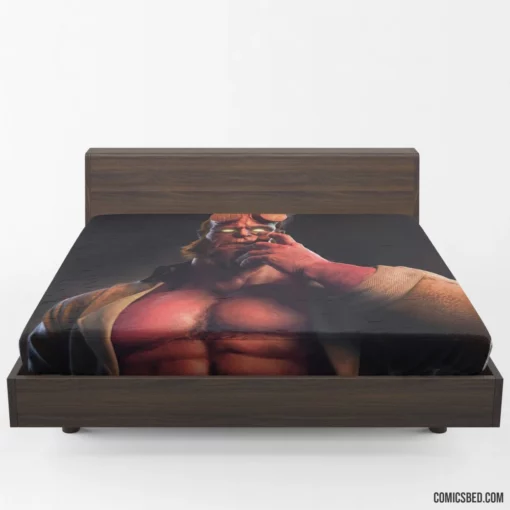 Hellboy Dark Horse Heroic Icon Comic Fitted Sheet