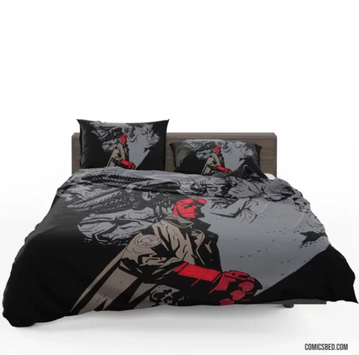 Hellboy Dark Horse Legendary Comic Bedding Set