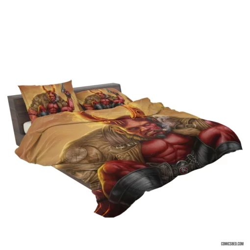 Hellboy Dark Horse Paranormal Hero Comic Bedding Set 2