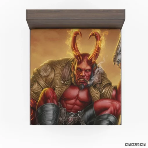 Hellboy Dark Horse Paranormal Hero Comic Fitted Sheet 1