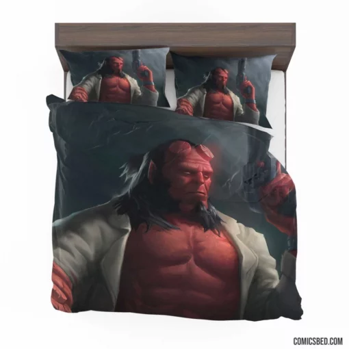 Hellboy Dark Horse Supernatural Enigma Comic Bedding Set 1