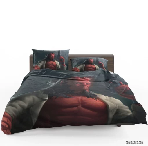 Hellboy Dark Horse Supernatural Enigma Comic Bedding Set