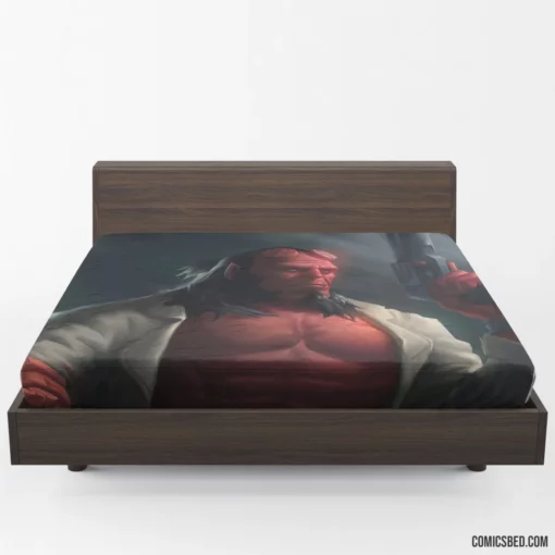 Hellboy Dark Horse Supernatural Enigma Comic Fitted Sheet