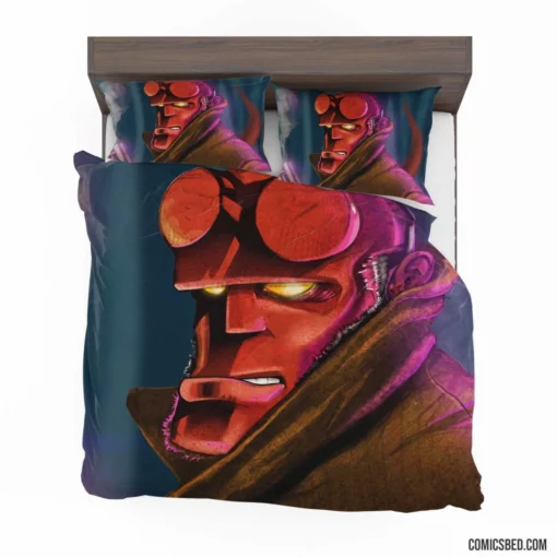 Hellboy Dark Horse Supernatural Warrior Comic Bedding Set 1