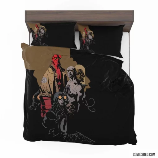 Hellboy Dark Secrets Unveiled Comic Bedding Set 1