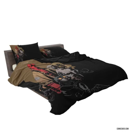 Hellboy Dark Secrets Unveiled Comic Bedding Set 2