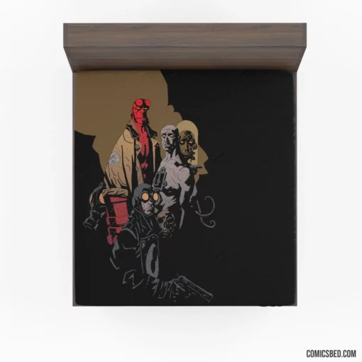 Hellboy Dark Secrets Unveiled Comic Fitted Sheet 1