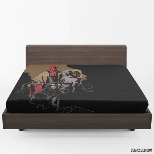 Hellboy Dark Secrets Unveiled Comic Fitted Sheet