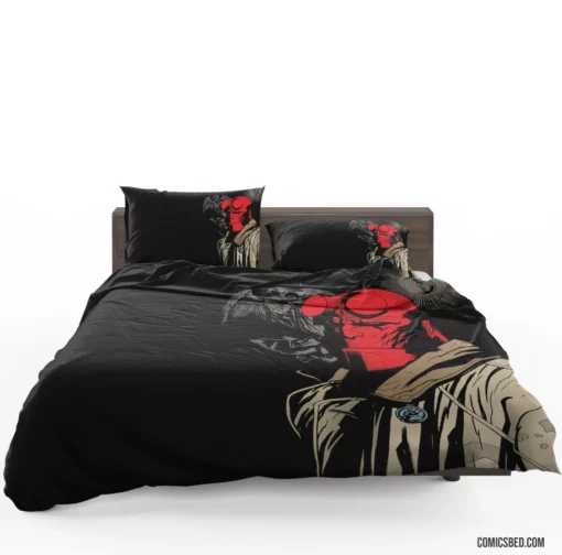 Hellboy Mysterious Dark Quest Comic Bedding Set