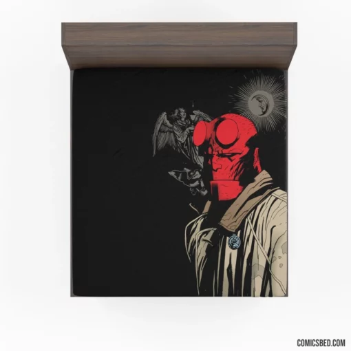 Hellboy Mysterious Dark Quest Comic Fitted Sheet 1