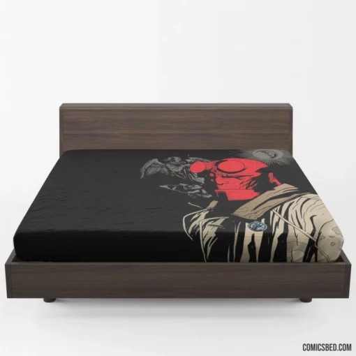 Hellboy Mysterious Dark Quest Comic Fitted Sheet