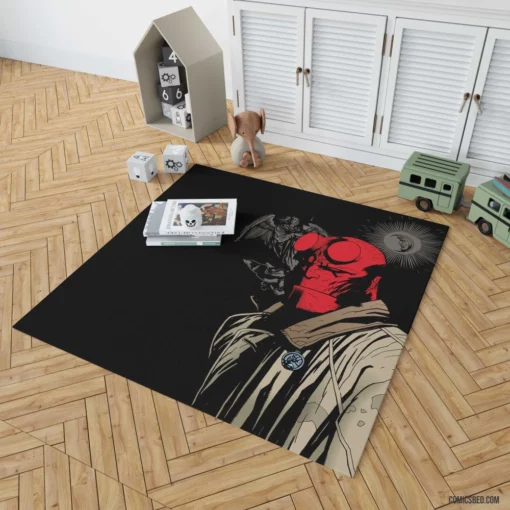 Hellboy Mysterious Dark Quest Comic Rug 1