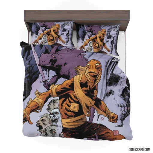 Hellboy Supernatural Demon Comic Bedding Set 1