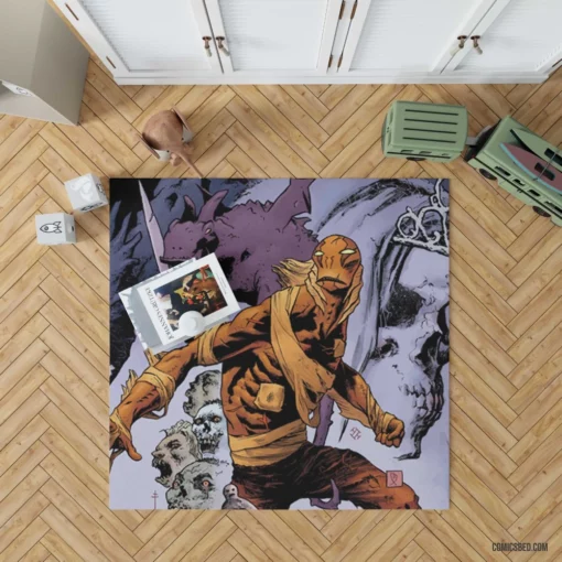 Hellboy Supernatural Demon Comic Rug