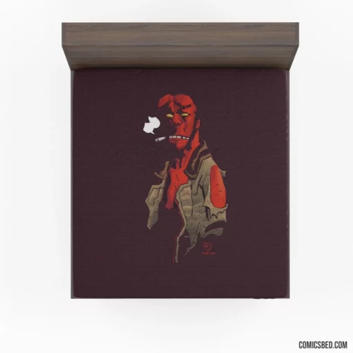 Hellboy Unleashed Dark Enigma Comic Fitted Sheet 1