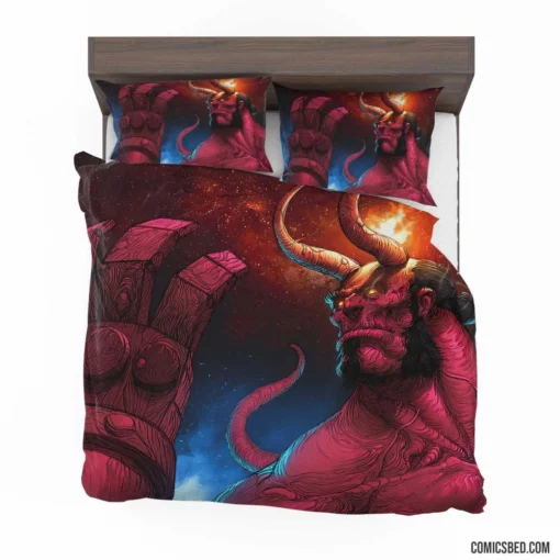 Hellboy Unleashed Dark Horse Legendary Antihero Comic Bedding Set 1