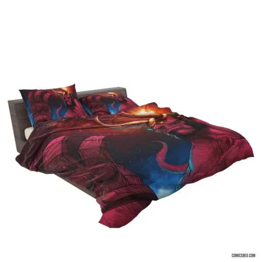 Hellboy Unleashed Dark Horse Legendary Antihero Comic Bedding Set 2