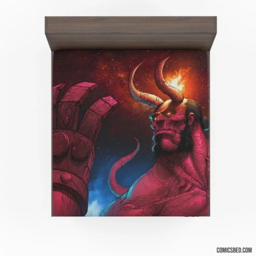 Hellboy Unleashed Dark Horse Legendary Antihero Comic Fitted Sheet 1