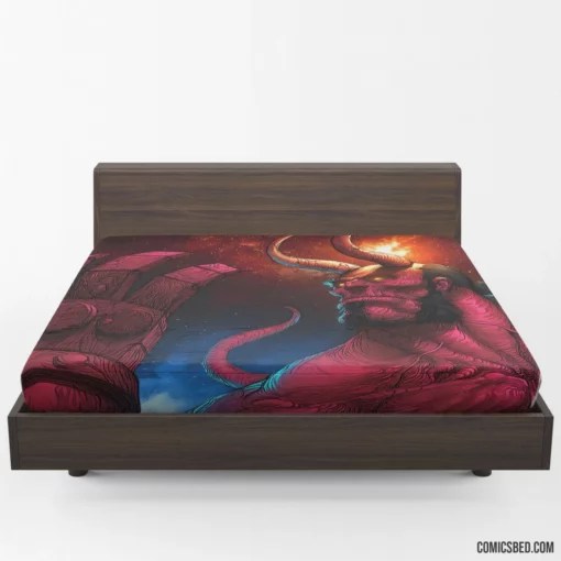 Hellboy Unleashed Dark Horse Legendary Antihero Comic Fitted Sheet