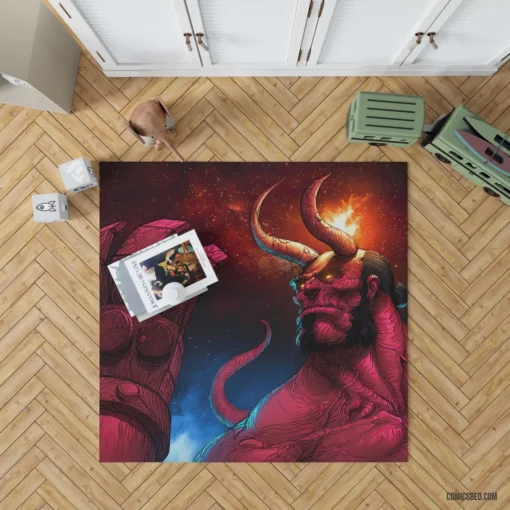 Hellboy Unleashed Dark Horse Legendary Antihero Comic Rug