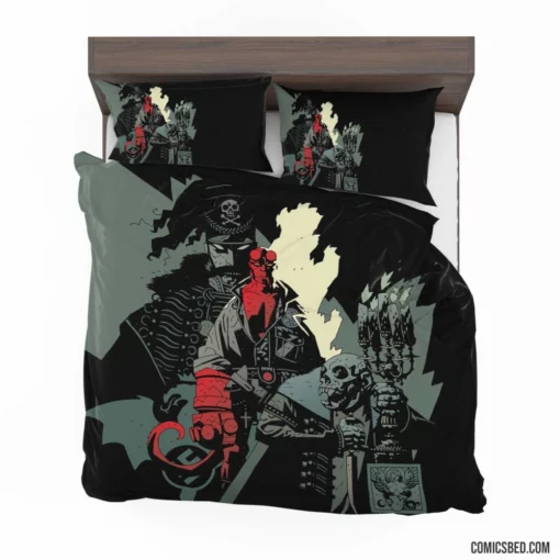 Hellboy Unveiling the Unknown Comic Bedding Set 1