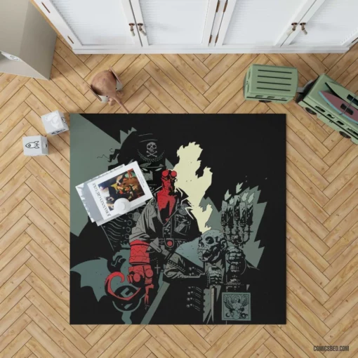 Hellboy Unveiling the Unknown Comic Rug