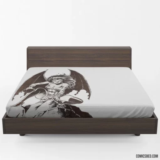 Hellina Seductive Supernatural Comic Fitted Sheet