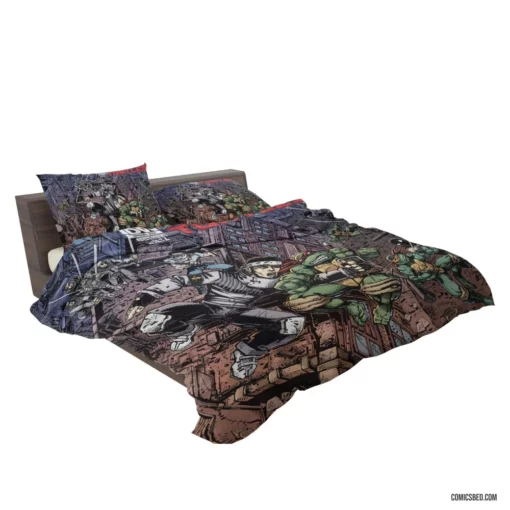 Heroes in a Half-Shell TMNT Adventures Comic Bedding Set 2