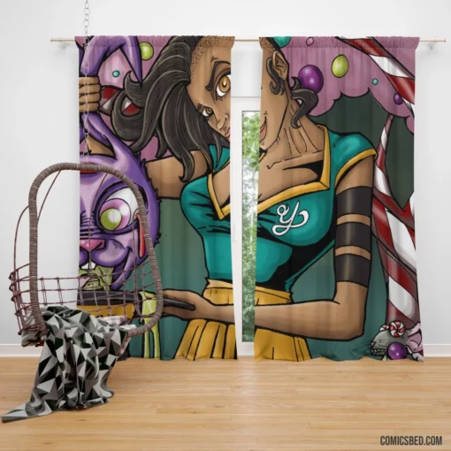 High Fructose Zombies Undead Tale Comic Curtain