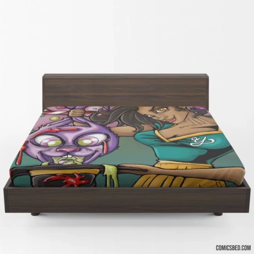 High Fructose Zombies Undead Tale Comic Fitted Sheet