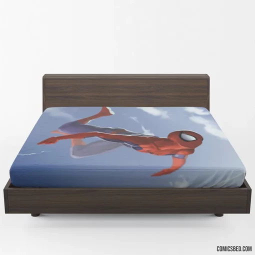 Homecoming Hero Spider-Man Return Comic Fitted Sheet