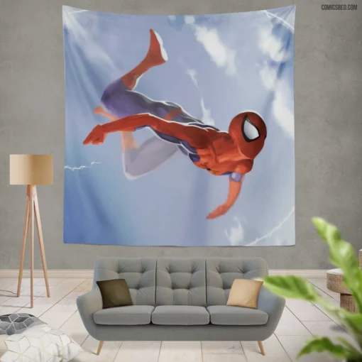 Homecoming Hero Spider-Man Return Comic Wall Tapestry