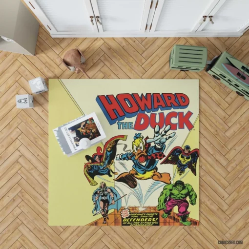 Howard the Duck Marvel Valkyrie Hero Comic Rug