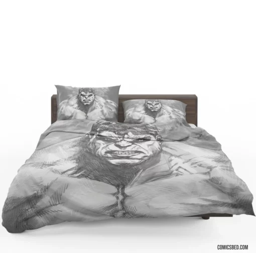 Hulk Boundless Power Comic Bedding Set