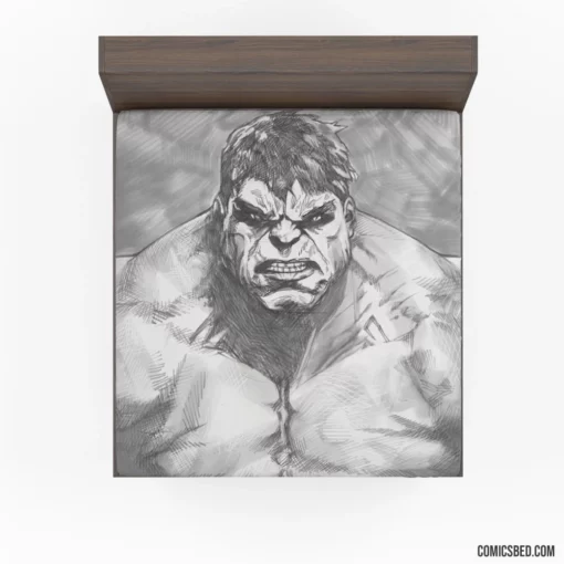 Hulk Boundless Power Comic Fitted Sheet 1