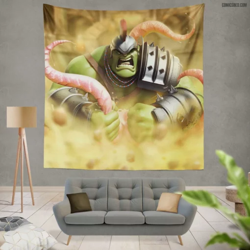 Hulk Bruce Banner Marvel Behemoth Comic Wall Tapestry